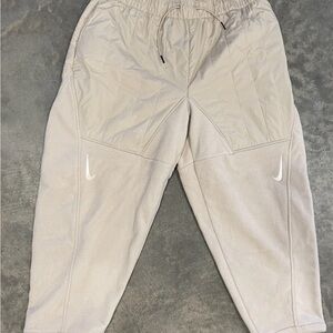 Nike Sportswear Double Swoosh Curve Plush Fleece Pants DD5614-206 Size XL Womens